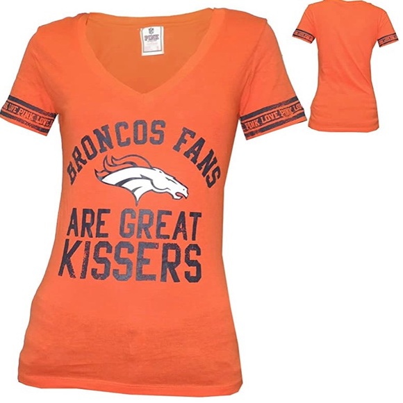 VICTORIAS SECRET PINK BRONCOS SHIRT - Picture 3 of 4